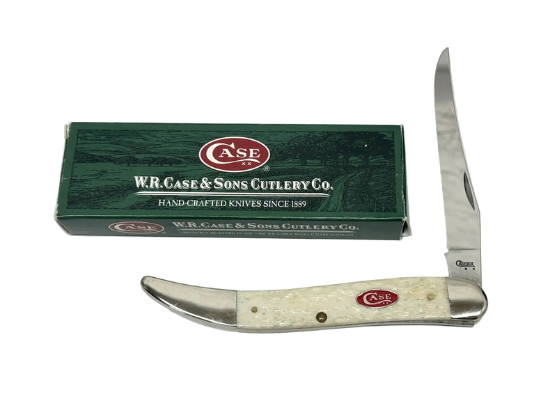 2008 Case XX 610098 Natural Bone Large Toothpick Pocket Knife - Hers and His Treasures