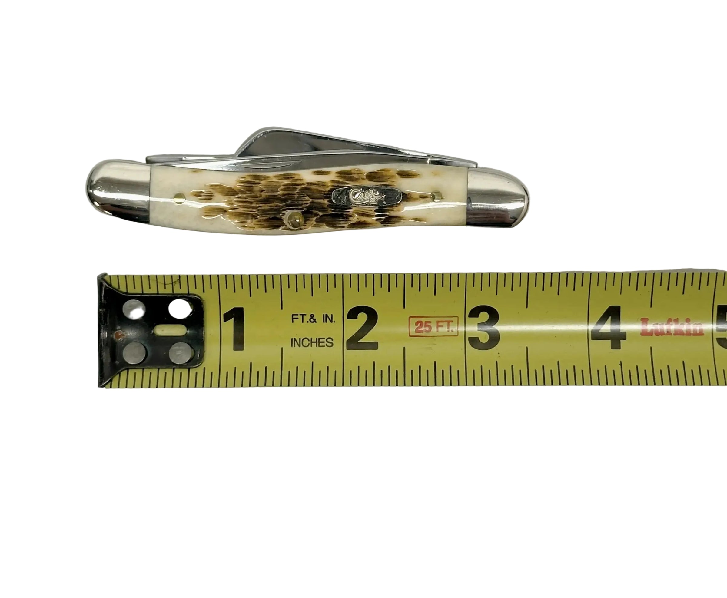 2009 Case XX 6318 Amber Bone Stockman Pocket Knife - Hers and His Treasures