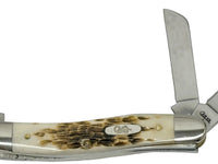 2009 Case XX 6318 Amber Bone Stockman Pocket Knife - Hers and His Treasures