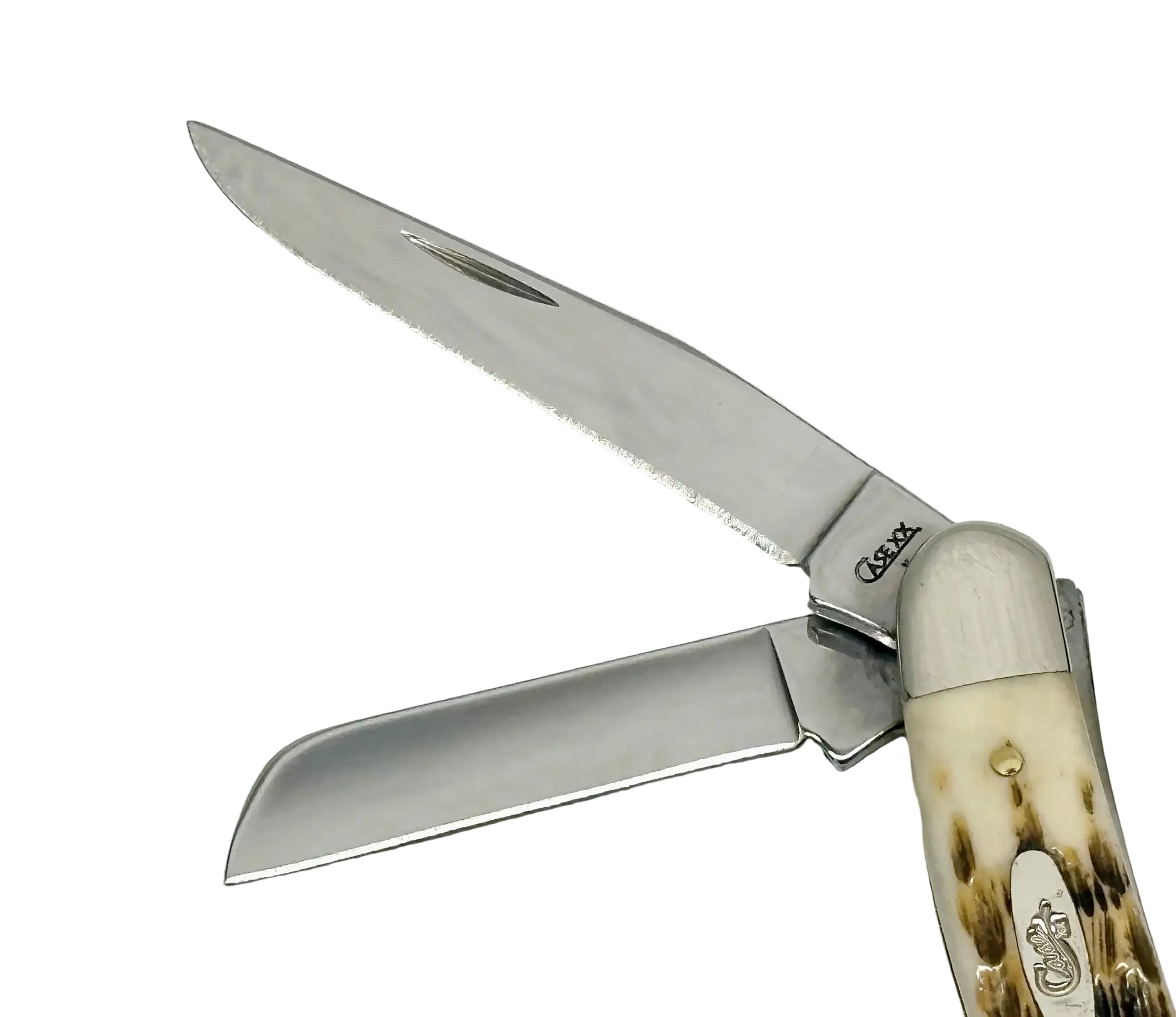 2009 Case XX 6318 Amber Bone Stockman Pocket Knife - Hers and His Treasures