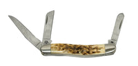 2009 Case XX 6318 Amber Bone Stockman Pocket Knife - Hers and His Treasures