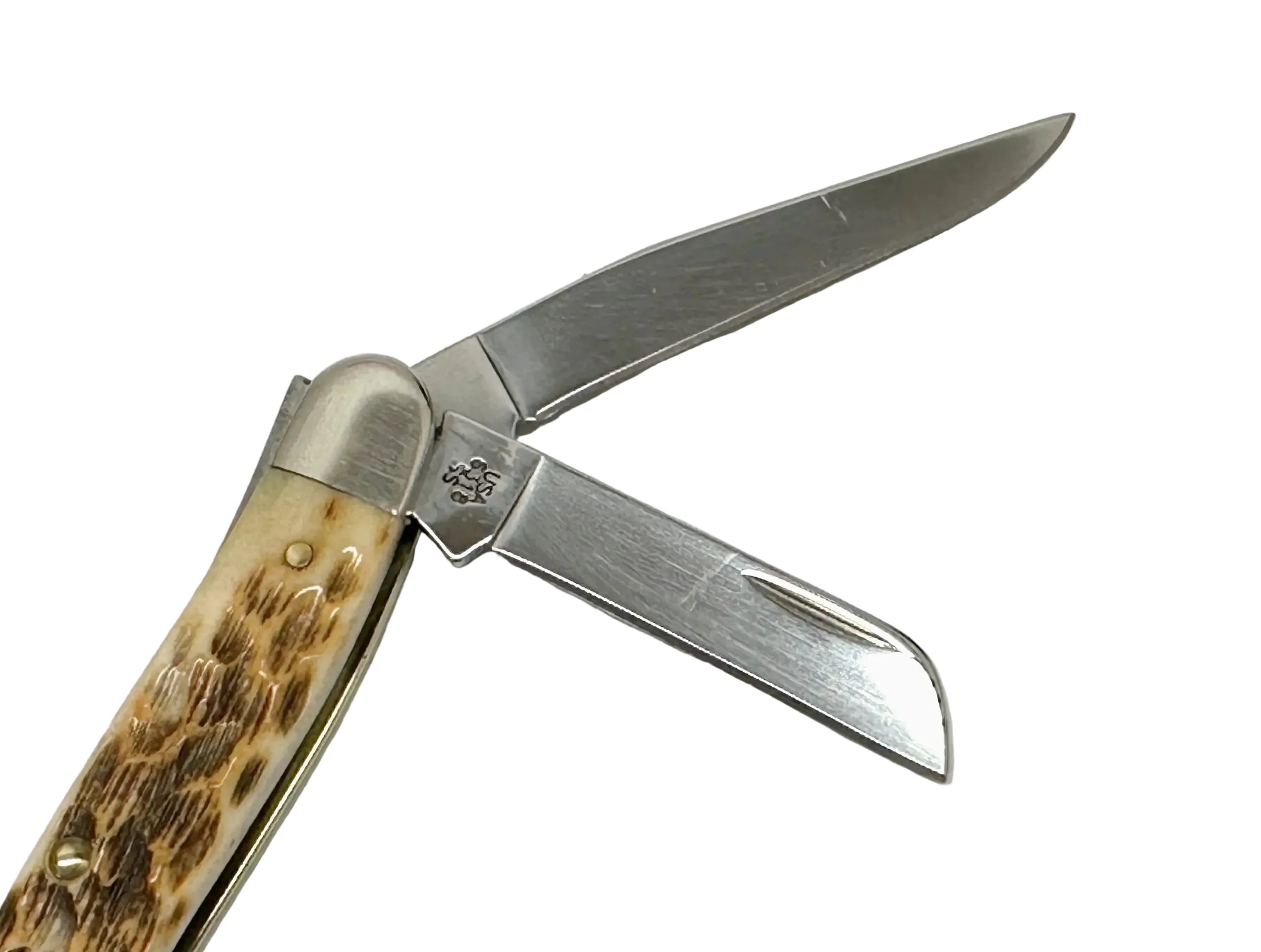 2009 Case XX 6318 Amber Bone Stockman Pocket Knife - Hers and His Treasures