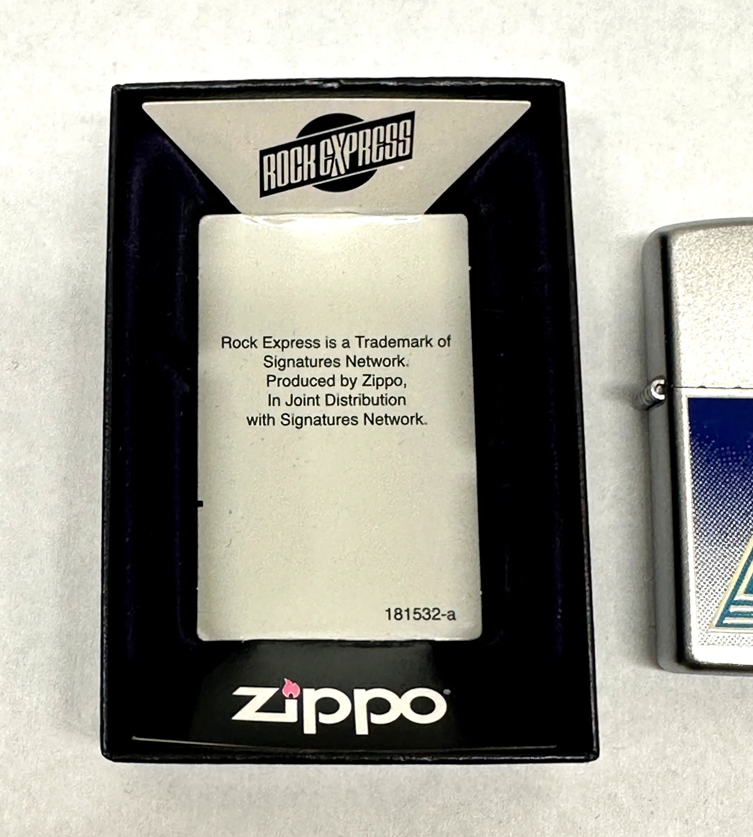 2009 Def Leppard Rock Express 24566 Satin Chrome Zippo Lighter - Hers and His Treasures