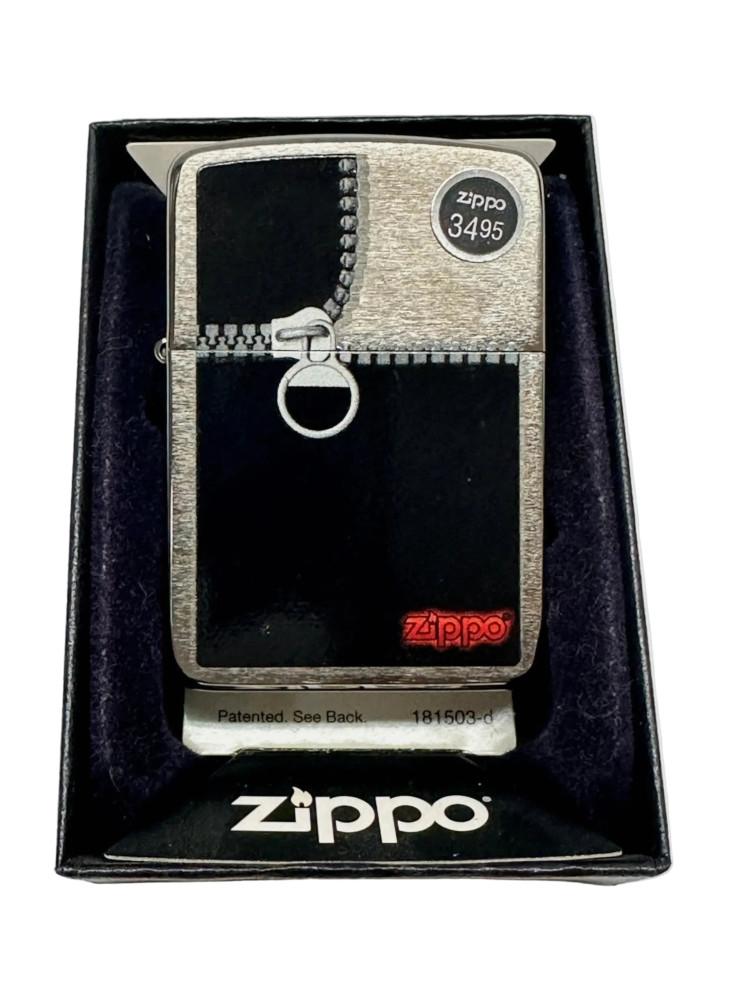2012 Zipped 28326 1941 Replica Black Ice Zippo Lighter – Hers and 2012 Zipped 28326 1941 Replica Black Ice Zippo Lighter – Hers and