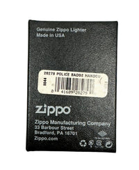 2012 Police Badge Handcuffs 28279 Street Chrome Zippo Lighter - Hers and His Treasures