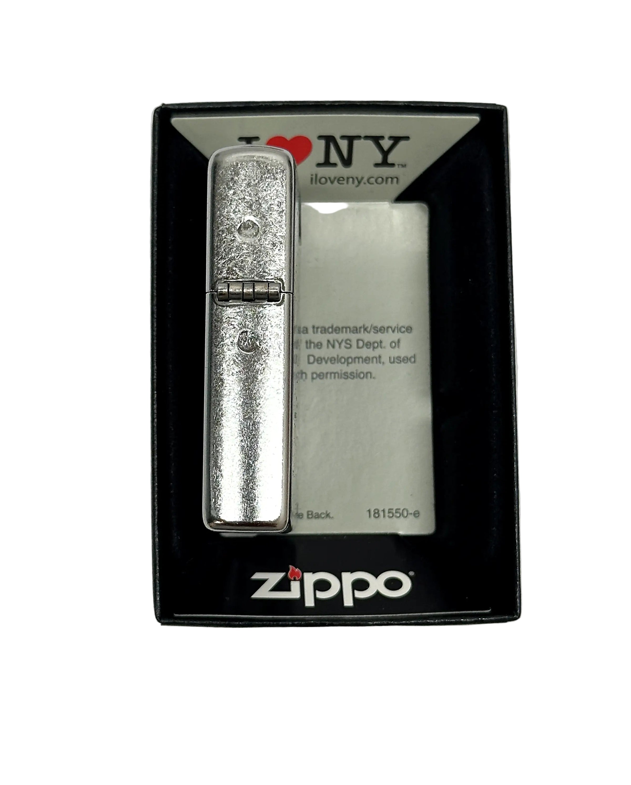 2013 I Love New York 28427 Street Chrome Zippo Lighter - Hers and His Treasures