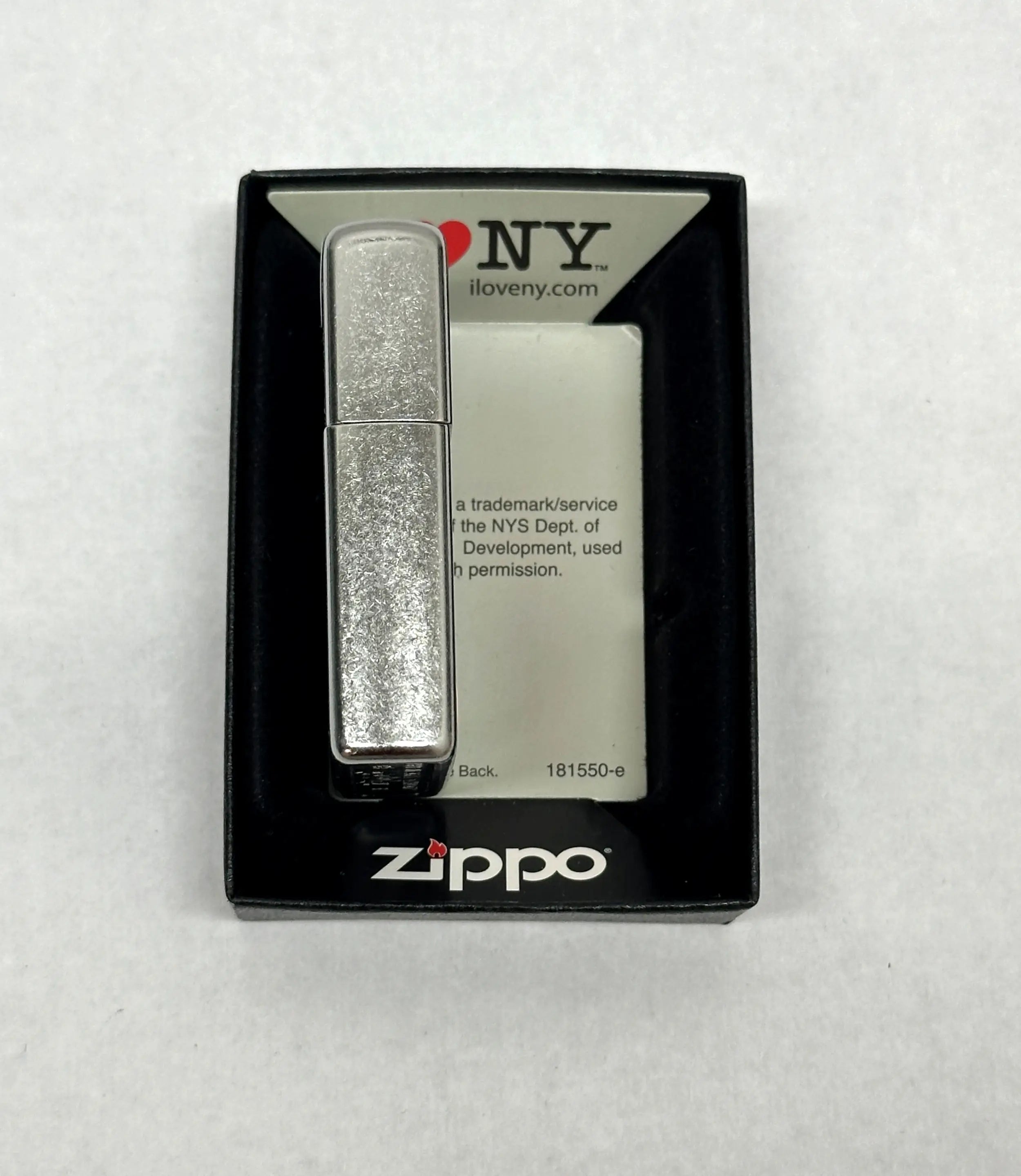 2013 I Love New York 28427 Street Chrome Zippo Lighter – Hers and
