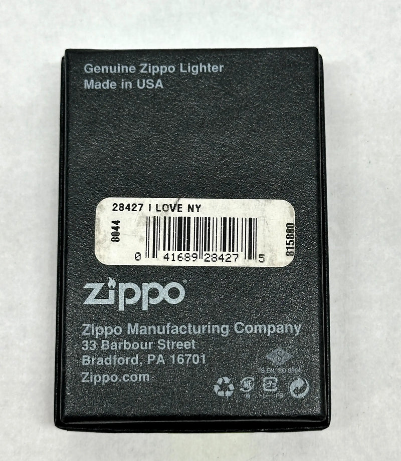 2013 I Love New York 28427 Street Chrome Zippo Lighter - Hers and His Treasures