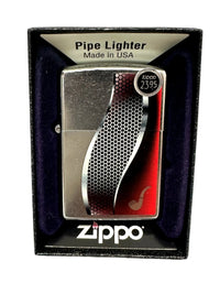 2013 Pipe Lighter Red 28371 Street Chrome Zippo Lighter - Hers and His Treasures