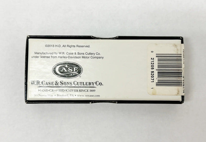 2014 Case XX Harley Davidson Orange Bone Muskrat Pocket Knife - Hers and His Treasures