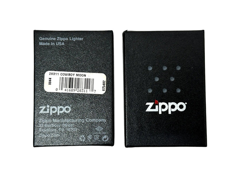 2014 Cowboy Moon 28311 Black Matte Zippo Lighter - Hers and His Treasures