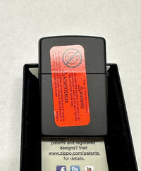 2014 Fireman Coats 28316 Black Matte Zippo Lighter - Hers and His Treasures