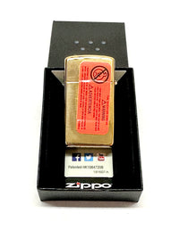 2014 Slim 164B High Polished Brass Zippo Lighter - Hers and His Treasures