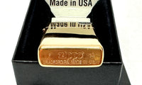 2014 Slim 164B High Polished Brass Zippo Lighter - Hers and His Treasures