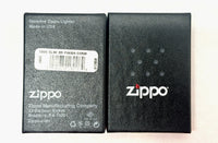 2014 Slim Brushed Chrome 1600 Zippo Lighter - Hers and His Treasures
