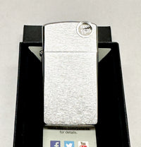 2014 Slim Brushed Chrome 1600 Zippo Lighter - Hers and His Treasures