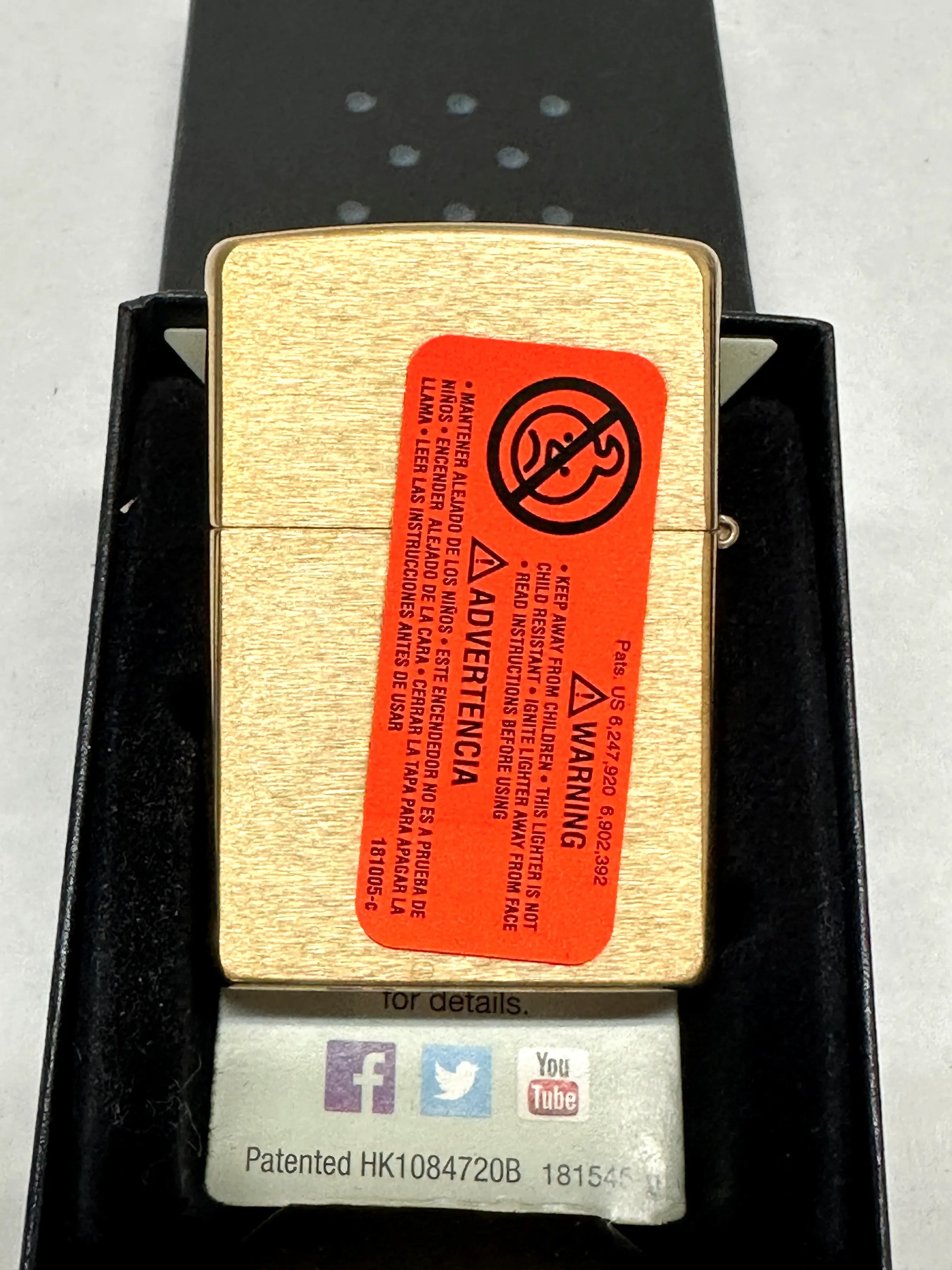 2015 150th Anniversary Gettysburg 28506 Brushed Brass Zippo Lighter - Hers and His Treasures