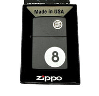 2015 8-Ball 28432 Black Matte Zippo Lighter - Hers and His Treasures