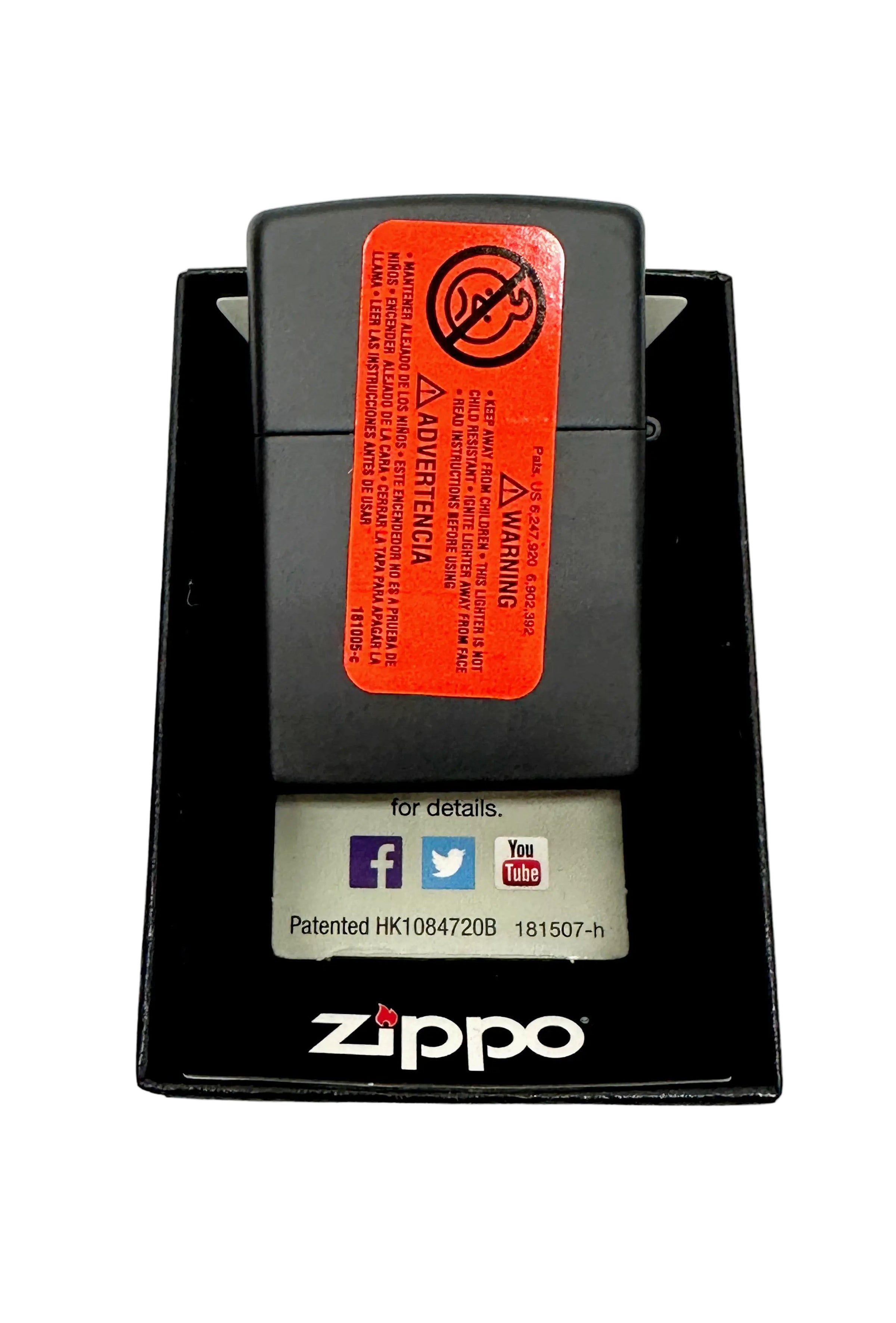 2015 8-Ball 28432 Black Matte Zippo Lighter - Hers and His Treasures
