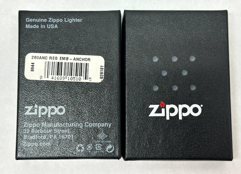 2015 United States Navy Anchor Emblem Zippo Lighter - Hers and His Treasures