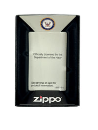 2015 United States Navy Anchor Emblem Zippo Lighter - Hers and His Treasures