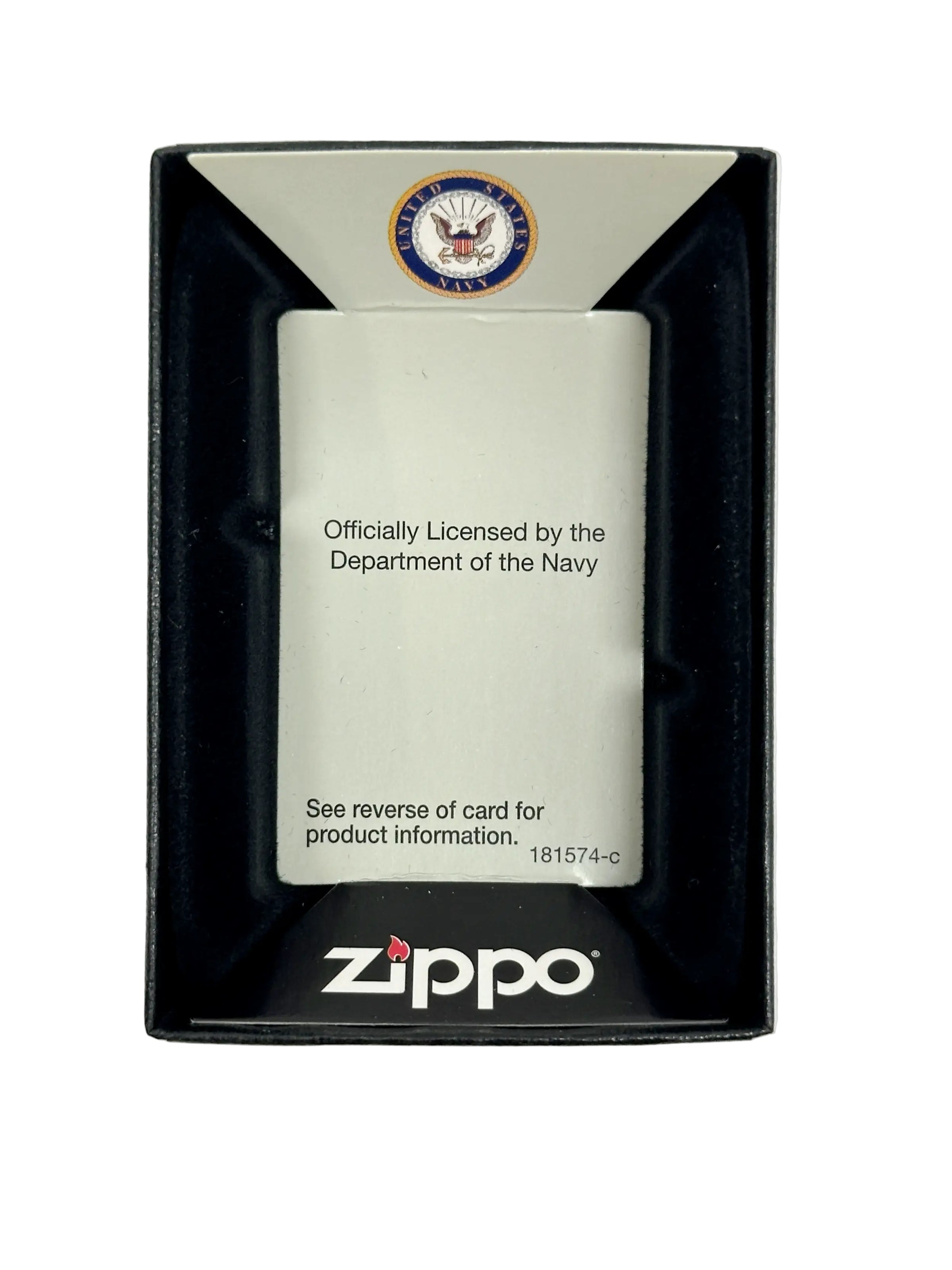 2015 United States Navy Anchor Emblem Zippo Lighter - Hers and His Treasures