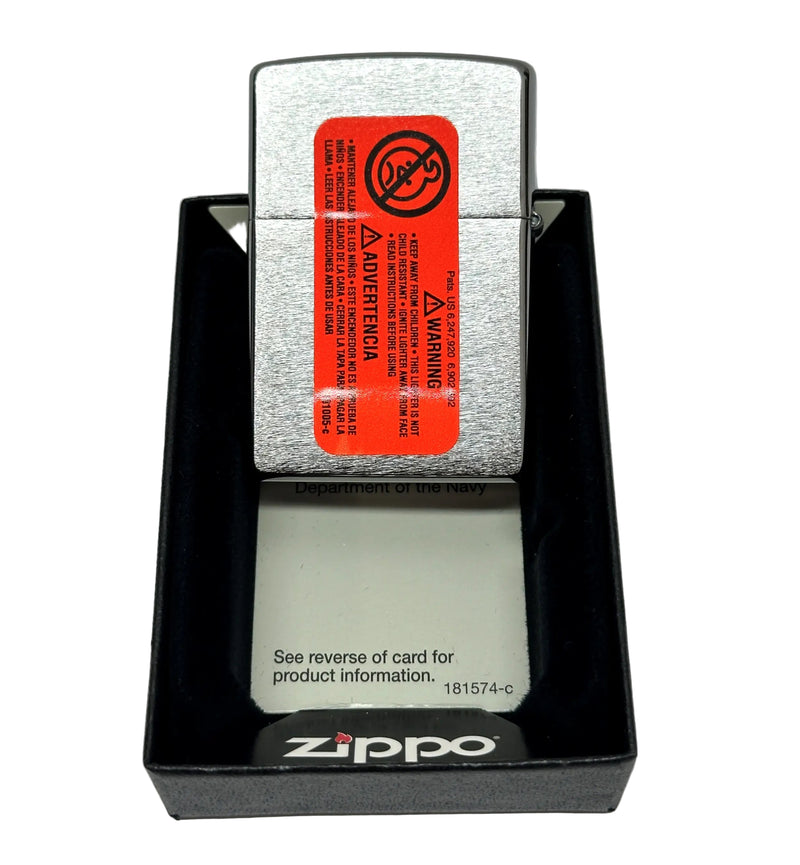 2015 United States Navy Anchor Emblem Zippo Lighter - Hers and His Treasures