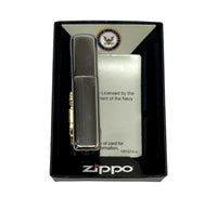 2015 United States Navy Anchor Emblem Zippo Lighter - Hers and His Treasures