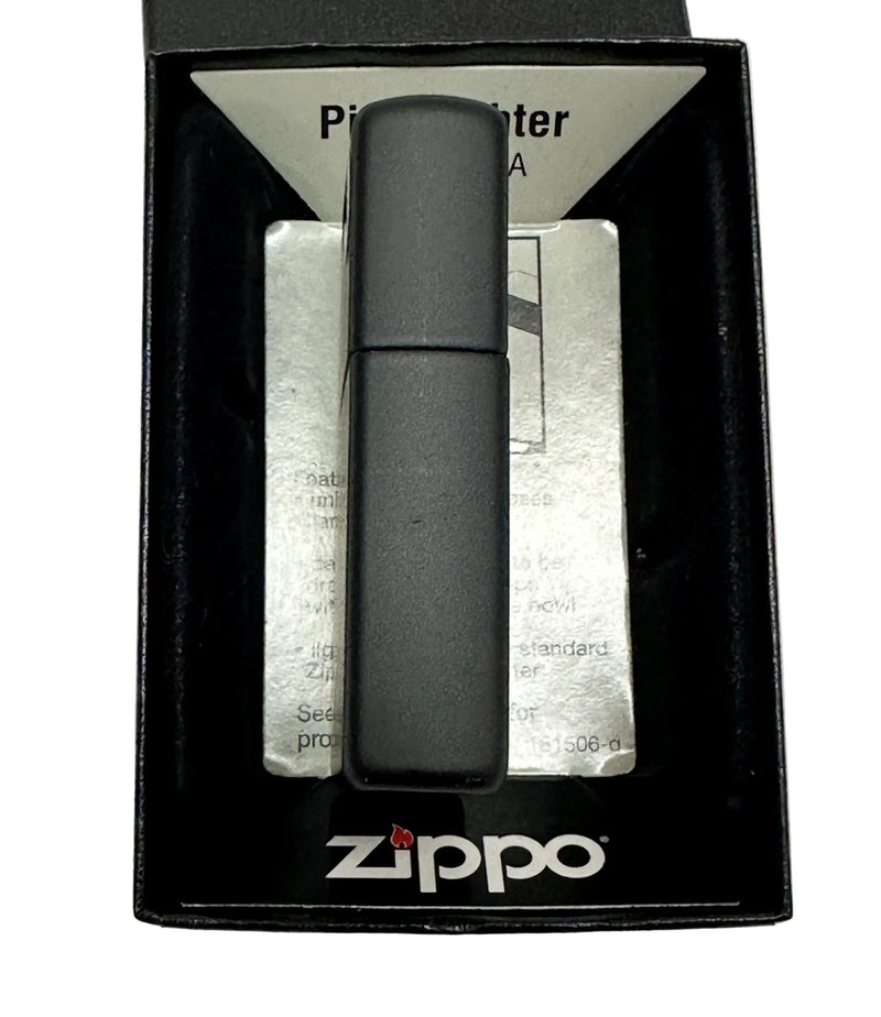 2015 Slim Black Matte 218PL Zippo Pipe Lighter - Hers and His Treasures
