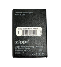 2015 Slim Black Matte 218PL Zippo Pipe Lighter - Hers and His Treasures