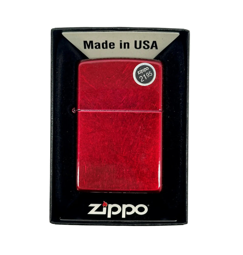 2015 Candy Apple Red MT 21063 Zippo Lighter - Hers and His Treasures