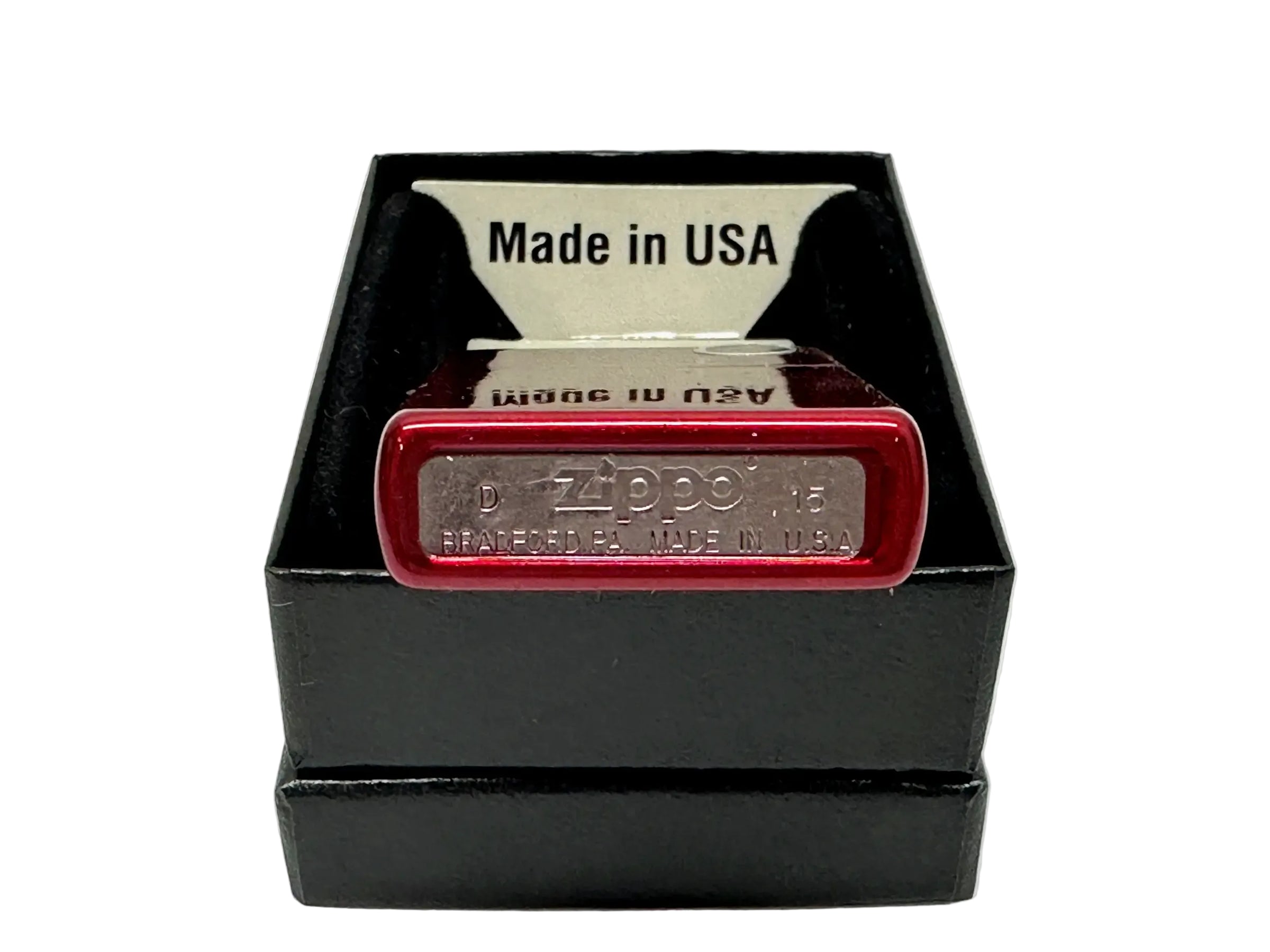 2015 Candy Apple Red MT 21063 Zippo Lighter - Hers and His Treasures