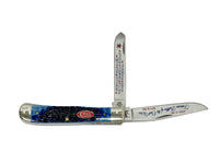 2015 Case XX Battles of Civil War Blue Bone Trapper Pocket Knife - Hers and His Treasures