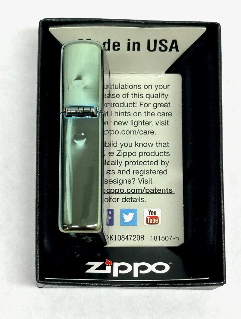 2015 Chameleon with Zippo Logo Zippo Lighter - Hers and His Treasures