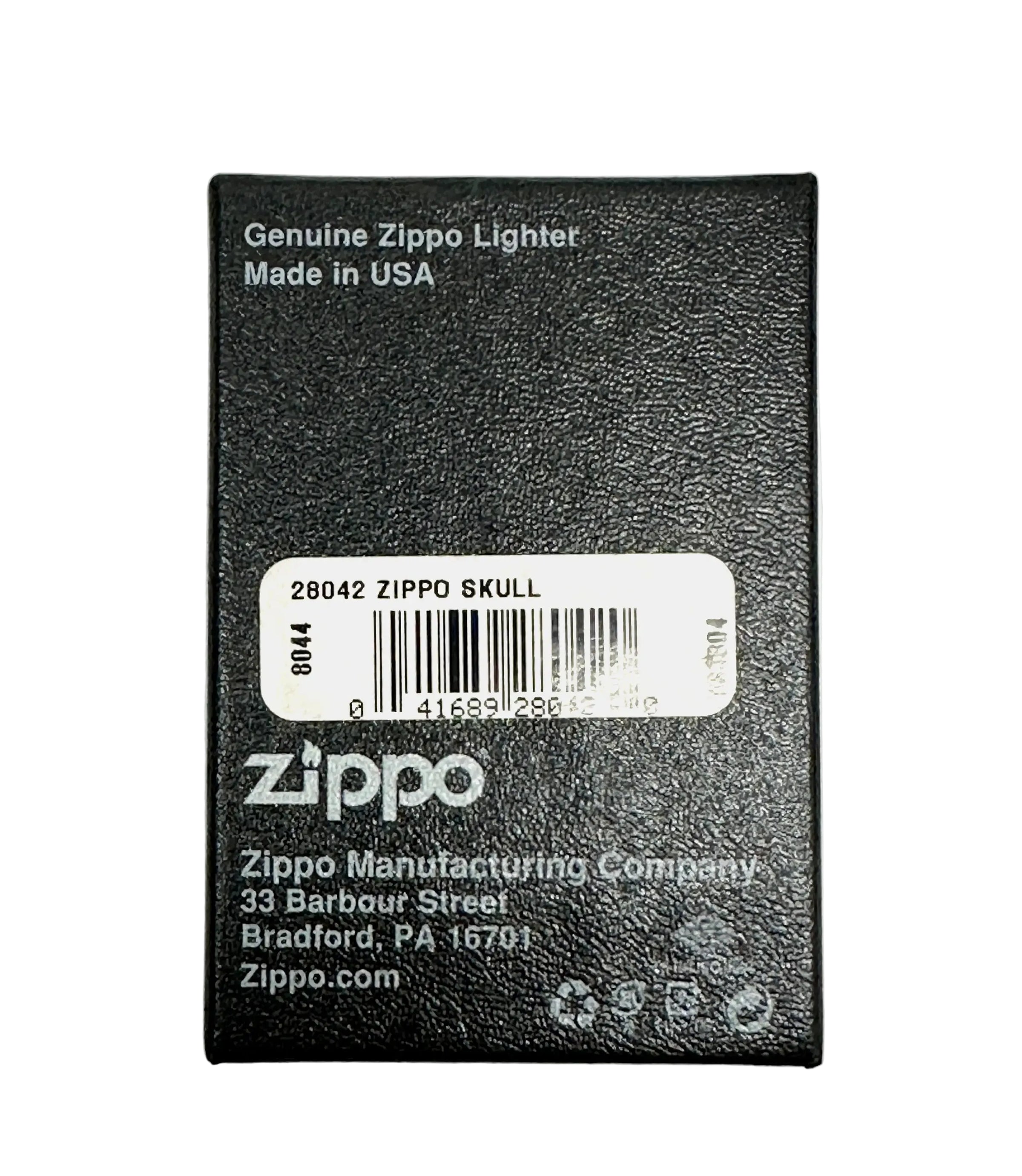 2015 Colorful Skull Black Matte Zippo Lighter - Hers and His Treasures