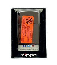 2015 Cross with Wings 28526 High Polished Chrome Zippo Lighter - Hers and His Treasures