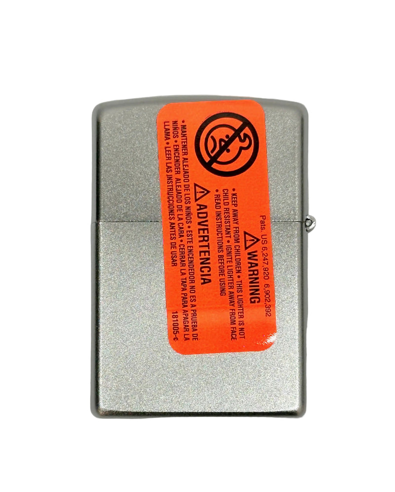 2015 Golden Butterfly 24338 Satin Chrome Zippo Lighter  - Hers and His Treasures