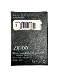 2015 Howling Wolf 28879 Black Matte Zippo Lighter - Hers and His Treasures