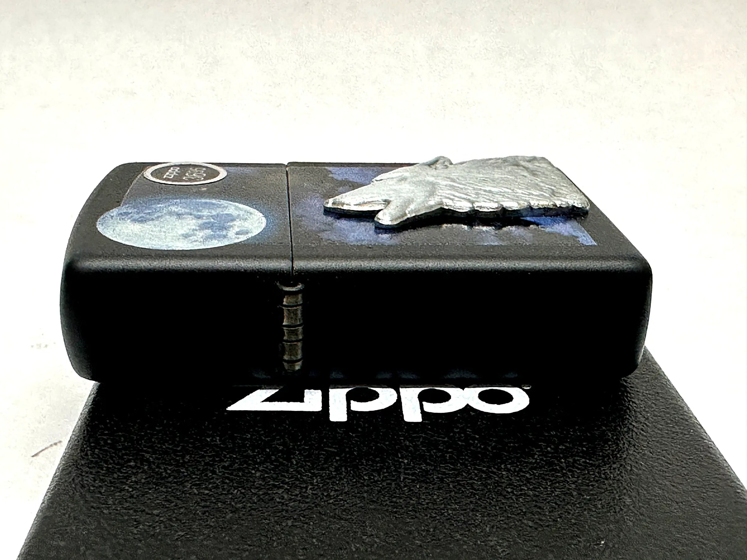 2015 Howling Wolf 28879 Black Matte Zippo Lighter - Hers and His Treasures