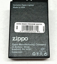 2015 Mazzi® Freedom Watch Street Chrome Classic 24764 Zippo Lighter - Hers and His Treasures
