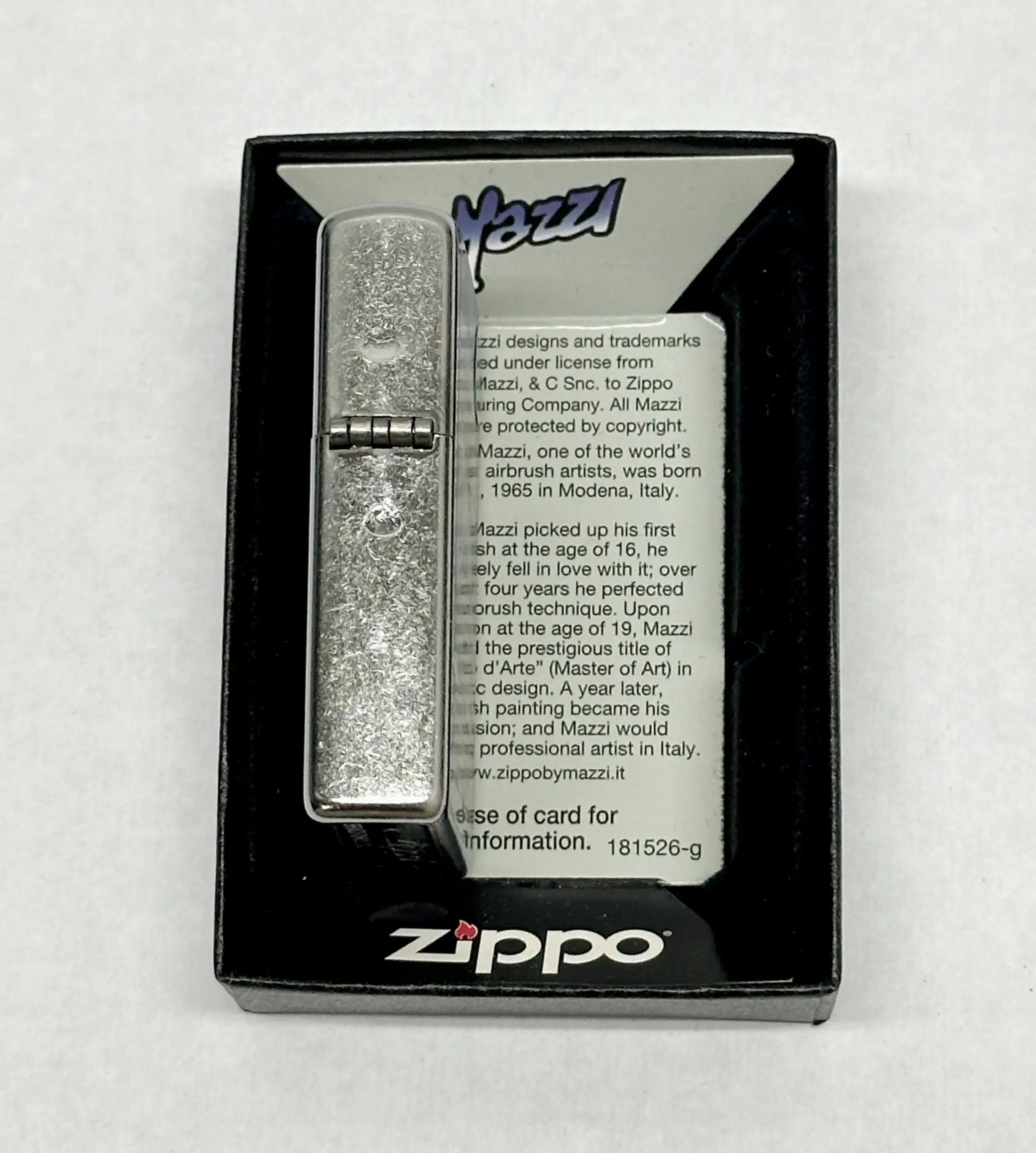 2015 Mazzi® Freedom Watch Street Chrome Classic 24764 Zippo Lighter - Hers and His Treasures