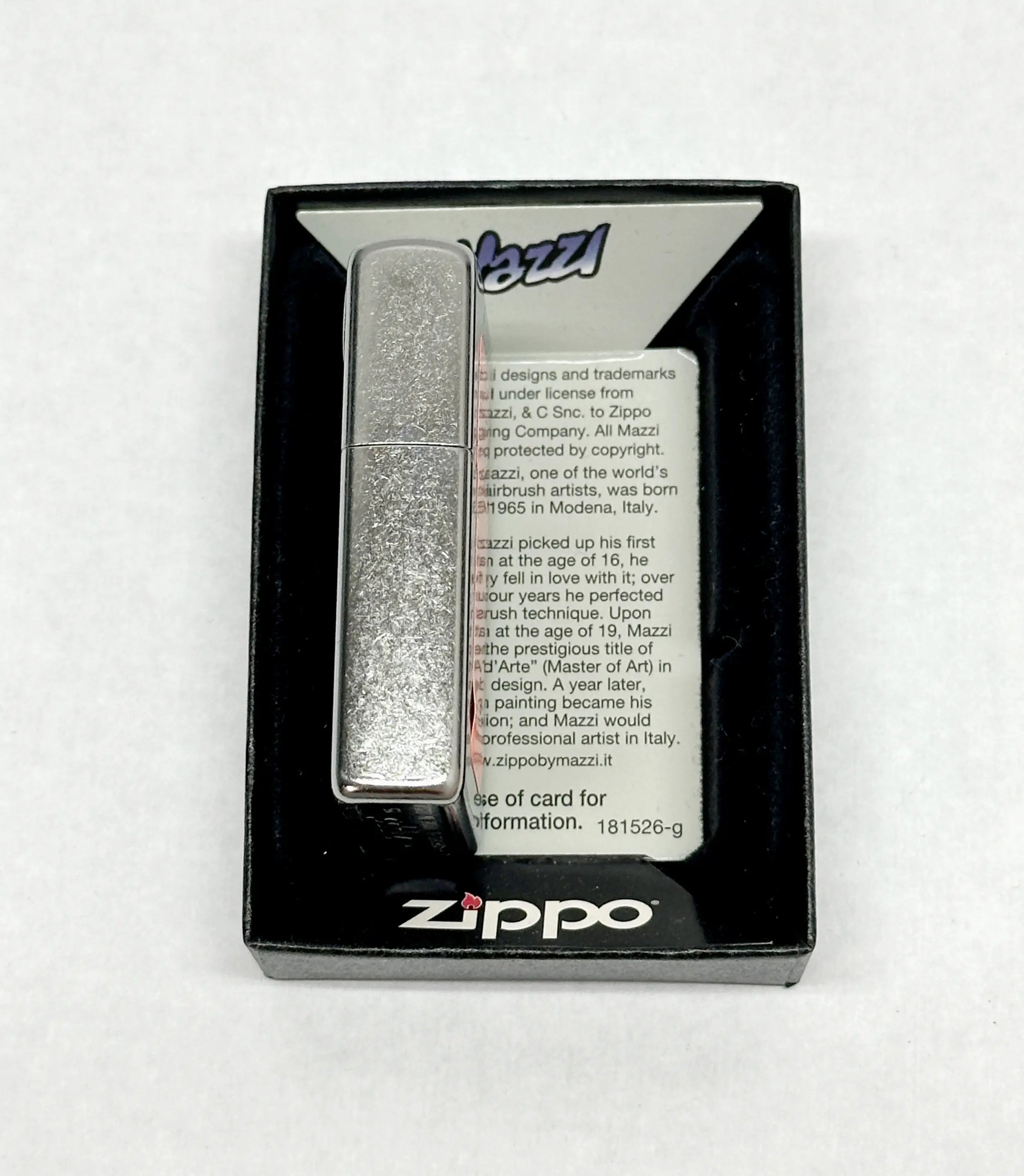 2015 Mazzi® Freedom Watch Street Chrome Classic 24764 Zippo Lighter - Hers and His Treasures