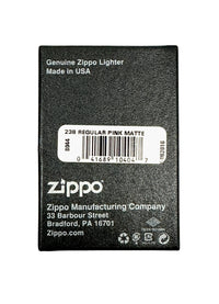 2015 Pink Matte 238 Regular Zippo Windproof Lighter - Hers and His Treasures