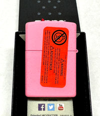 2015 Pink Matte 238 Regular Zippo Windproof Lighter - Hers and His Treasures