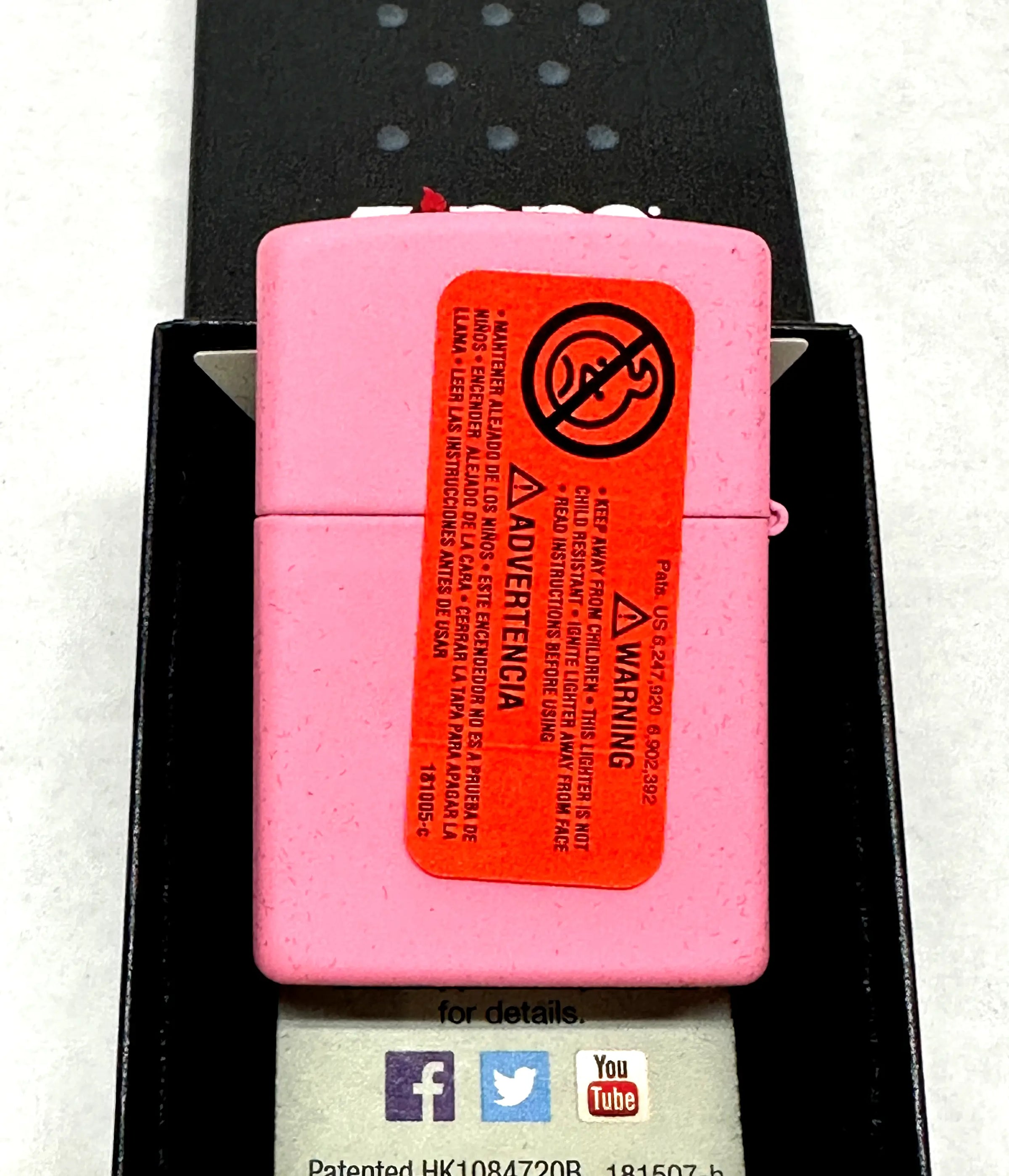 2015 Pink Matte 238 Regular Zippo Windproof Lighter - Hers and His Treasures