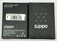 2015 Red Flame Emblem 28847 Zippo Lighter - Hers and His Treasures