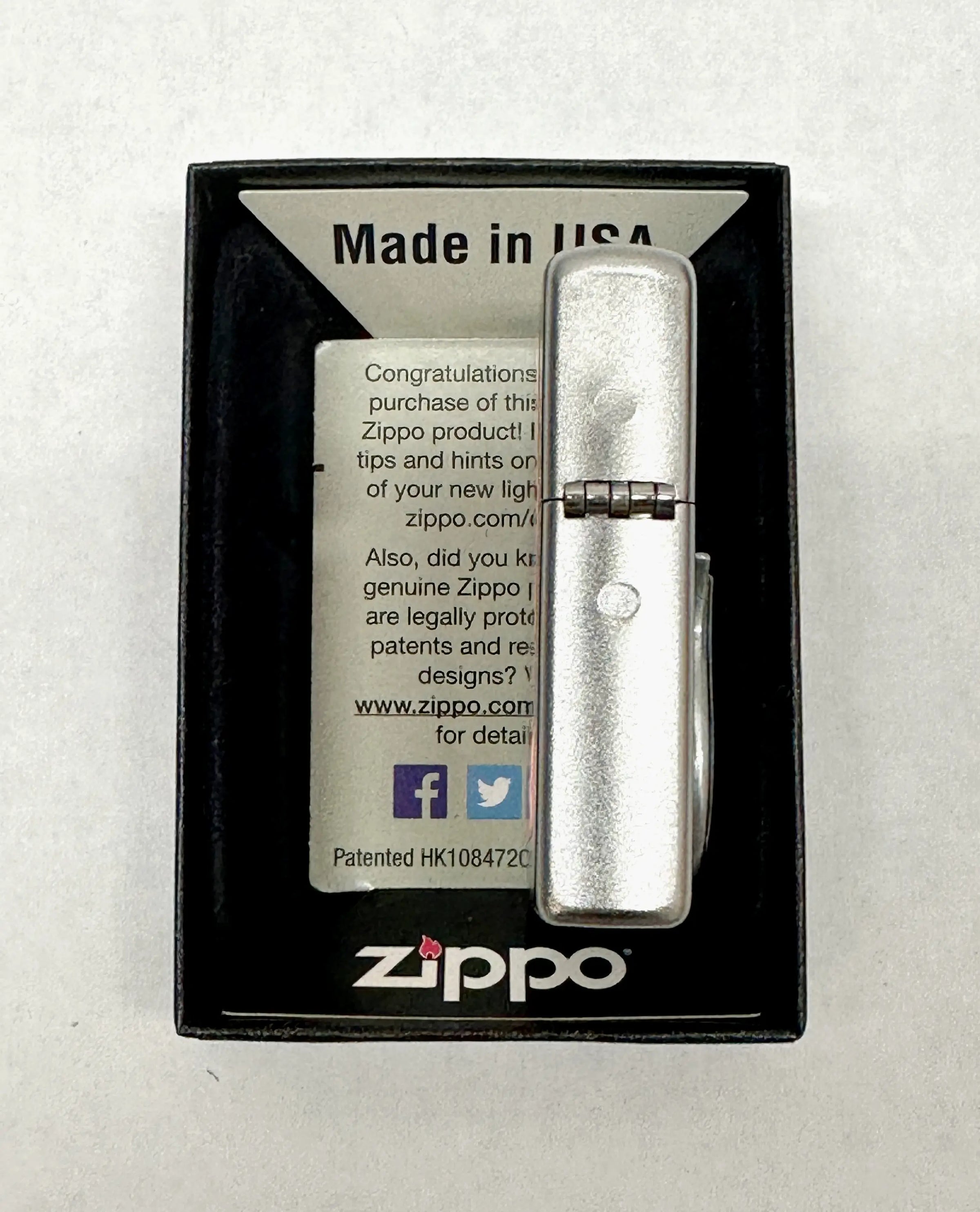 2015 Red Flame Emblem 28847 Zippo Lighter - Hers and His Treasures