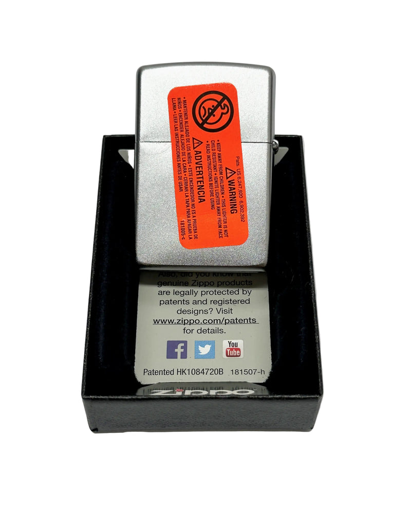 2015 Red Flame Emblem 28847 Zippo Lighter - Hers and His Treasures