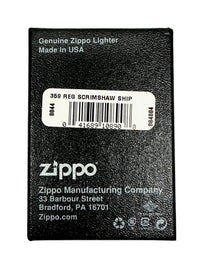 2015 Scrimshaw Ship 359 Reg Zippo Lighter - Hers and His Treasures