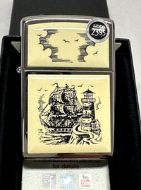 2015 Scrimshaw Ship 359 Reg Zippo Lighter - Hers and His Treasures